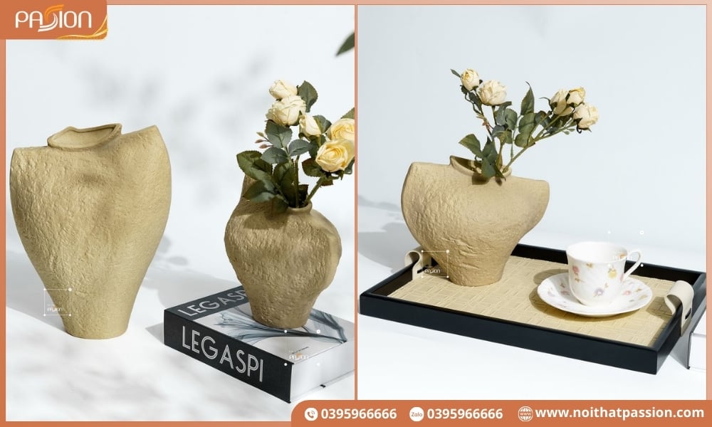 Sắp xếp và sử dụng bình hoa gốm luôn đẹp trong nhà