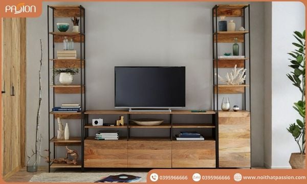 Tủ console chân kim loại cao cấp Meridian
