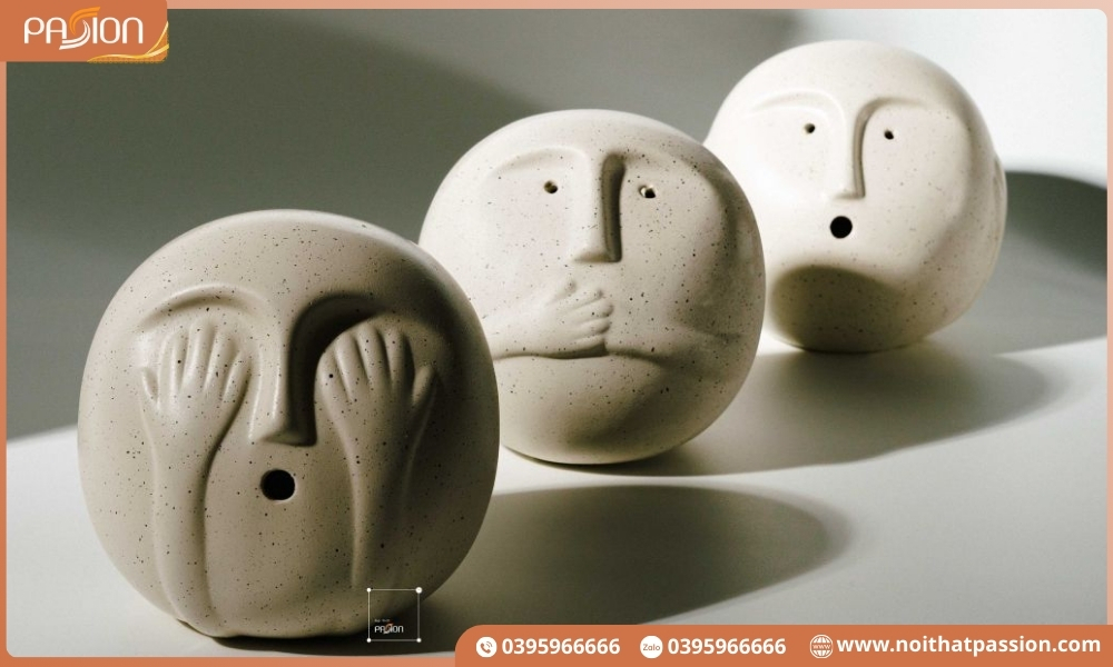 Tượng decor Tròn Icon tạo điểm nhấn bàn làm việc