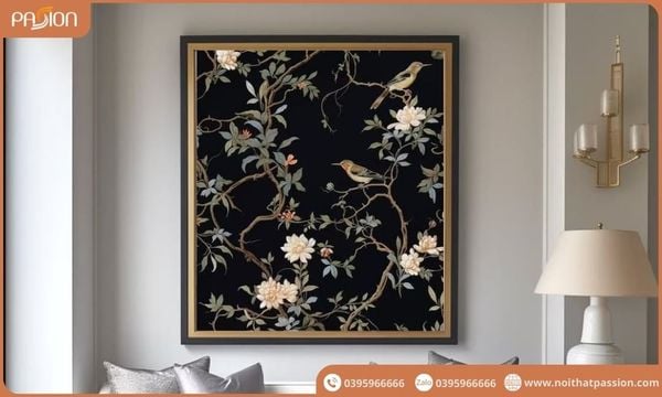 Chất liệu tranh hoa treo tường