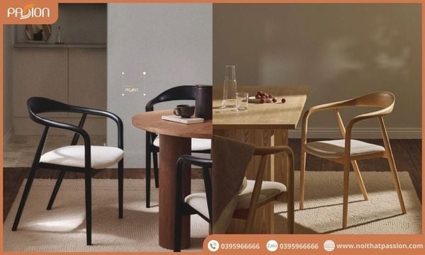 Chọn ghế ăn theo diện tích phòng ăn