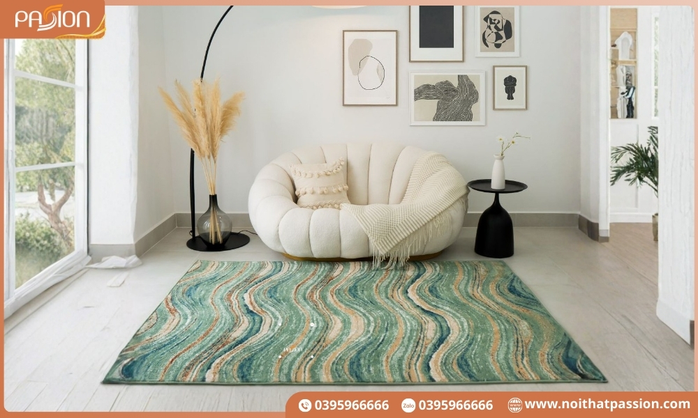 Thảm trải sàn chất liệu tổng hợp đa dạng và tiện dụng