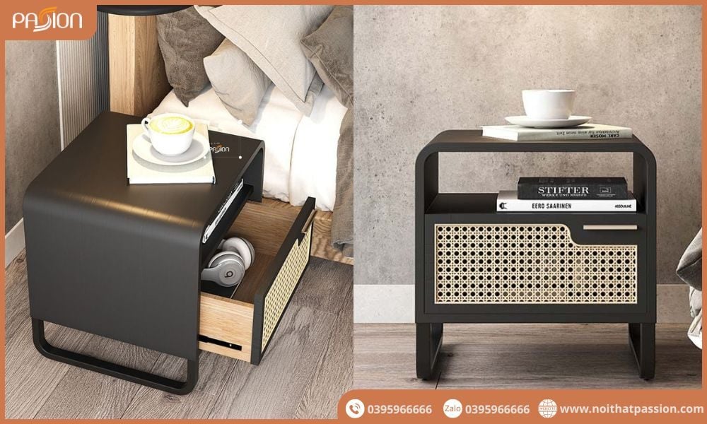 Tủ Sideboard táp đầu giường phong cách Indochine