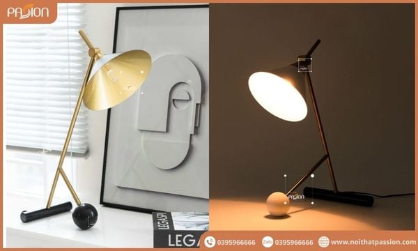 Đèn bàn vừa thẩm mỹ vừa đáp ứng công năng sáng