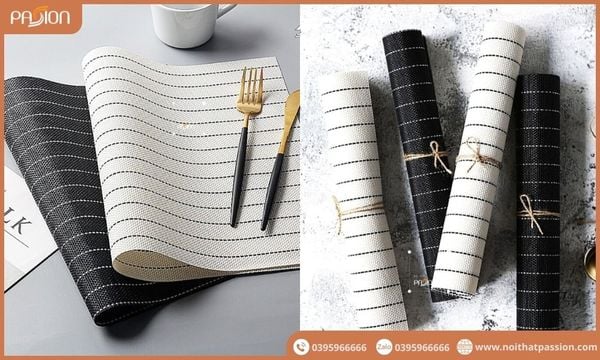 Chọn tấm lót bàn ăn PVC dựa trên kích thước và hình dáng