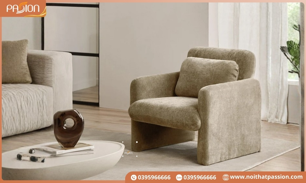 Ghế Armchair Chenille