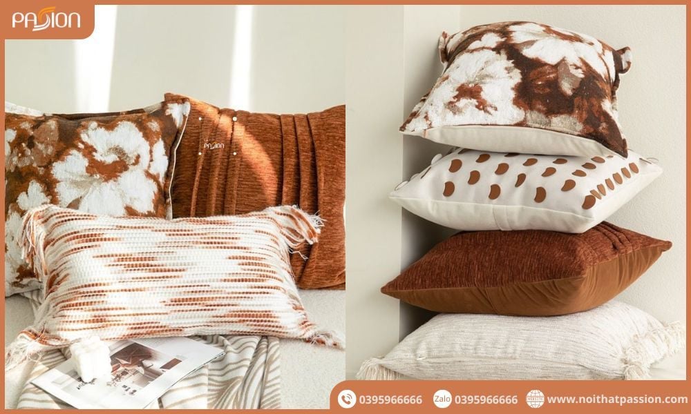 Ưu điểm vượt trội của gối tựa lưng Sofa phòng khách Passion