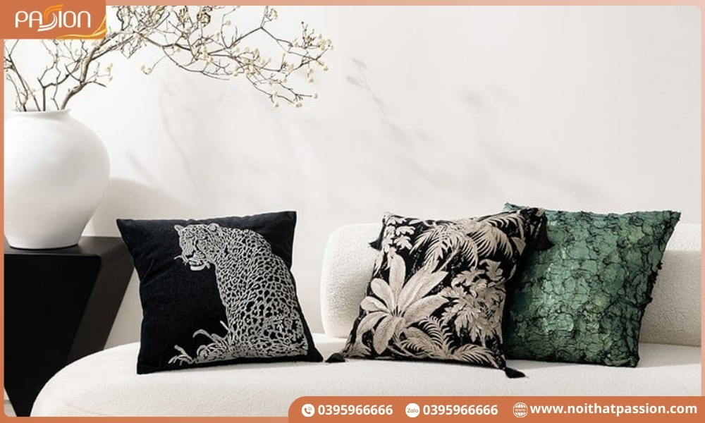 Gối tựa lưng phong cách Vintage kiểu Âu Mỹ hiện đại