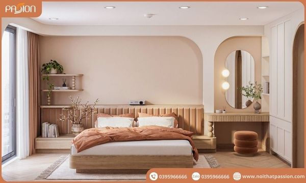 Decor phòng ngủ bằng thảm trải sàn êm ái