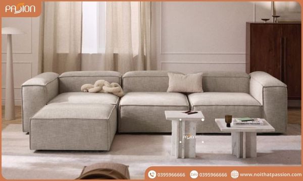 Ghế sofa Wabi Sabi phù hợp không gian tự nhiên
