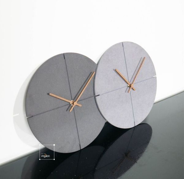 Đồng hồ treo tường phong cách tối giản