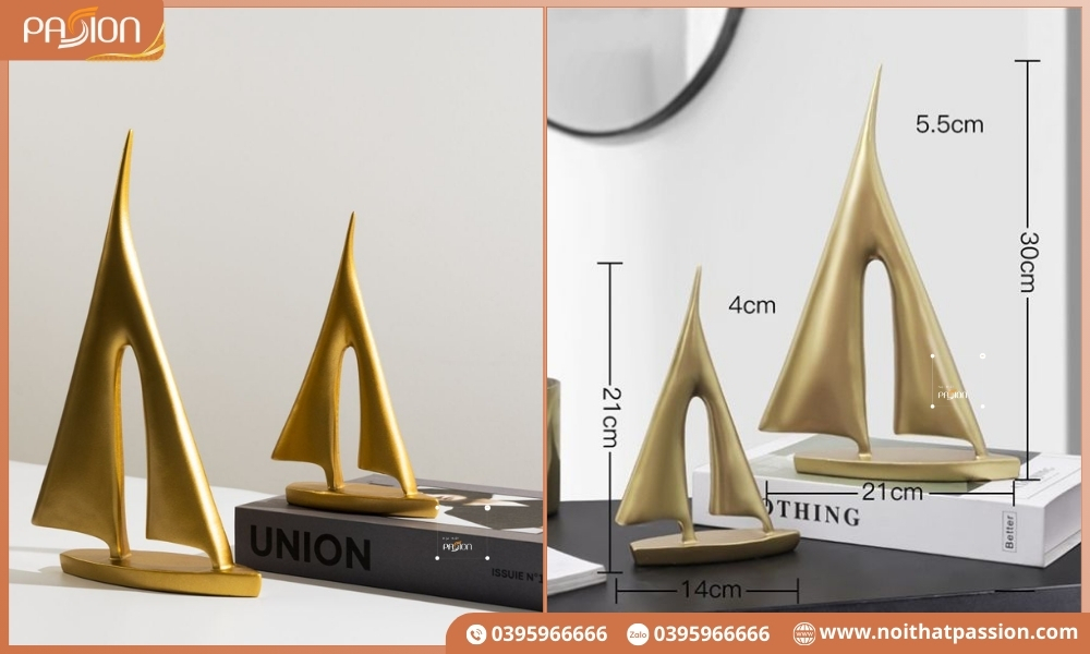 Tượng decor Passion tinh tế nâng tầm góc làm việc