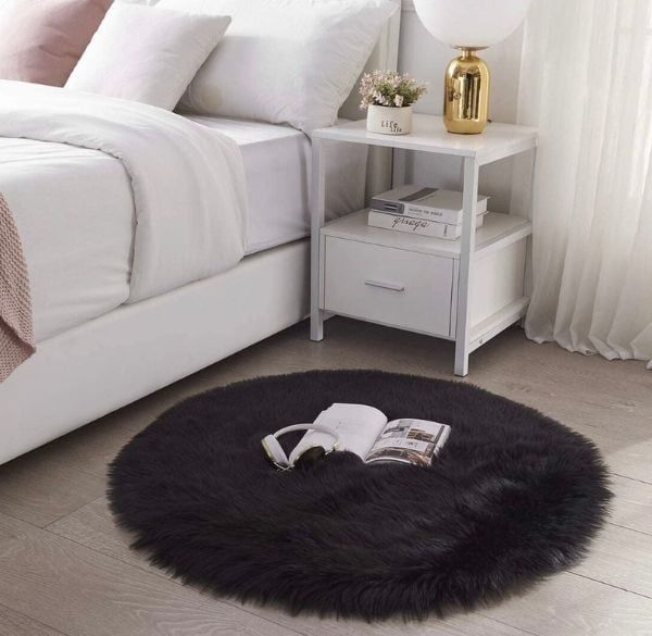 Thảm Lông Tròn Siêu Mịn