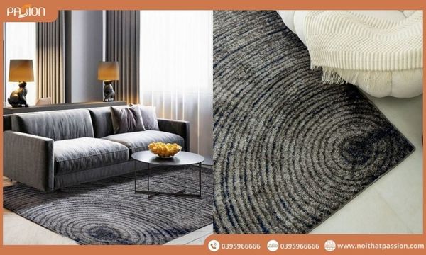 Thảm Thổ Nhĩ Kỳ họa tiết vòng xoay tròn