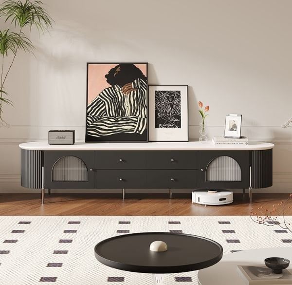 Bố trí và trang trí tủ tivi gỗ công nghiệp tối ưu không gian