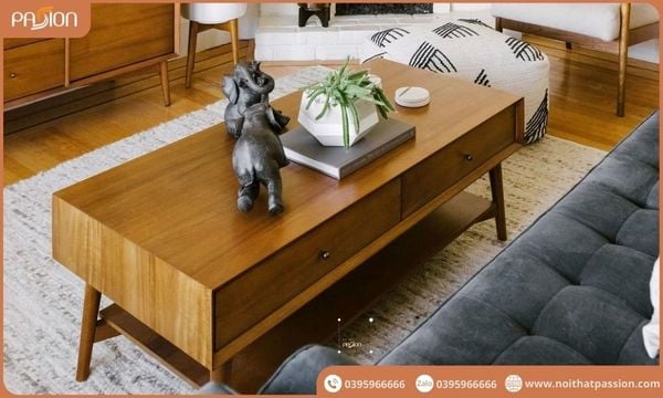 Cân bằng kích thước khi chọn đồ decor bàn trà