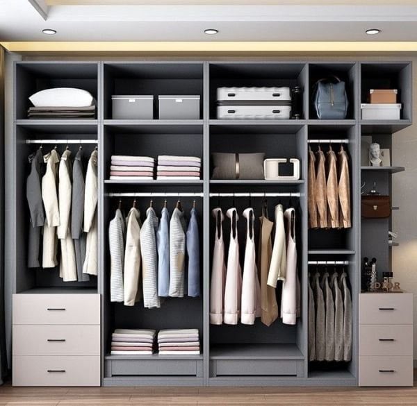 Lựa chọn tủ quần áo phù hợp phong cách nội thất