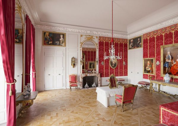 Lâu đài Lunéville - Nội thất Rococo
