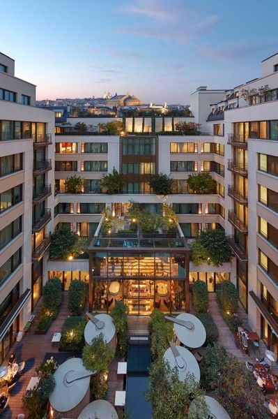 Khách sạn Mandarin Oriental, Paris - Nội thất châu âu, phong cách art Deco