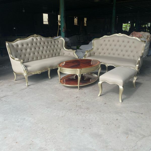 Bộ Sofa phòng khách Louis XV