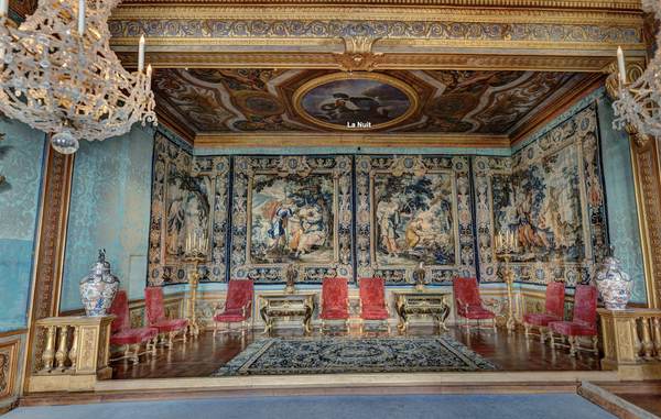 Nội thất cổ điển Pháp bên trong Château de Vaux-le-Vicomte