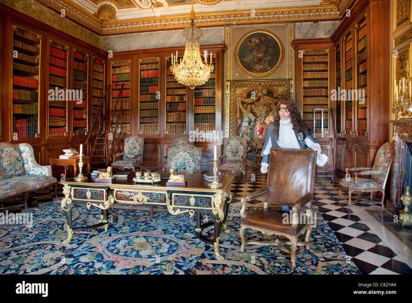 Nội thất phòng làm việc cổ điển - lâu đài Château de Vaux-le-Vicomte