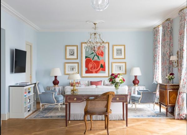 Nội thất cổ điển Pháp tại Le Bristol Paris