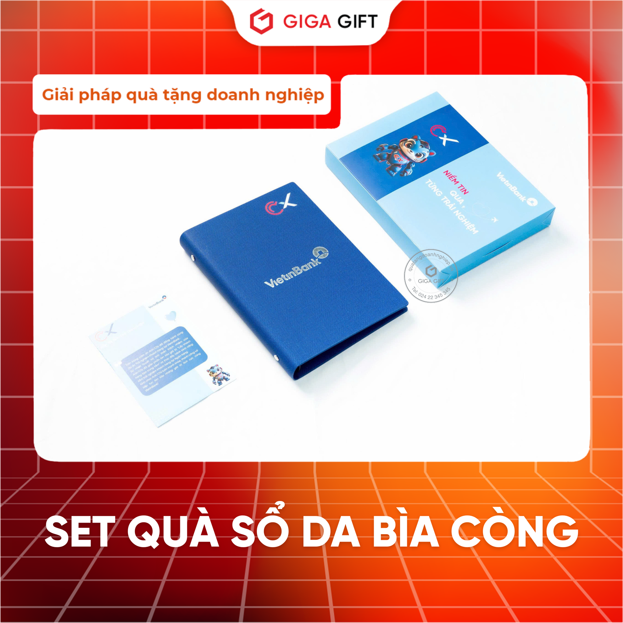 Giga Gift Hoàn Thành Dự Án 1.000 Sổ Da Cao Cấp Cho Vietinbank