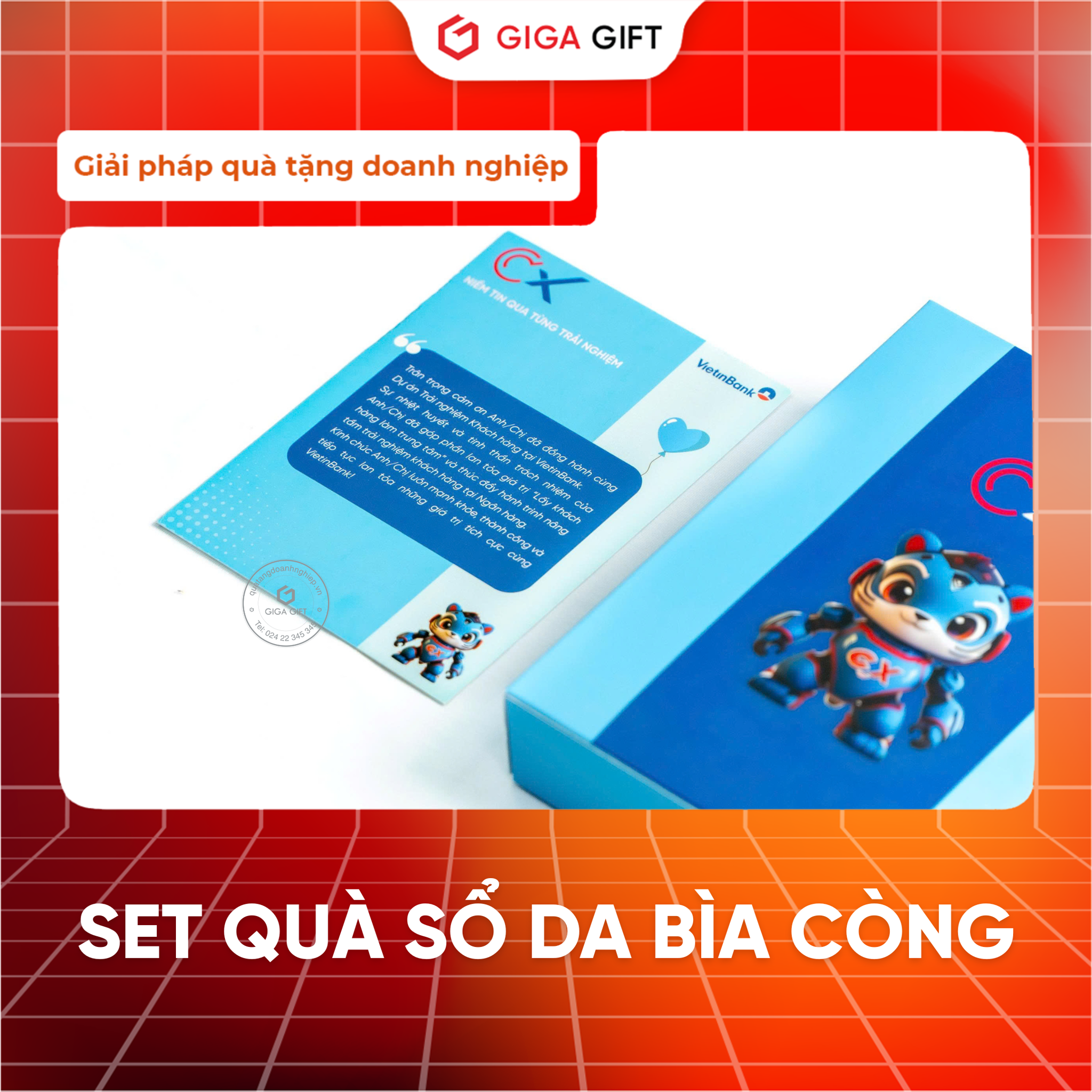 Giga Gift Hoàn Thành Dự Án 1.000 Sổ Da Cao Cấp Cho Vietinbank