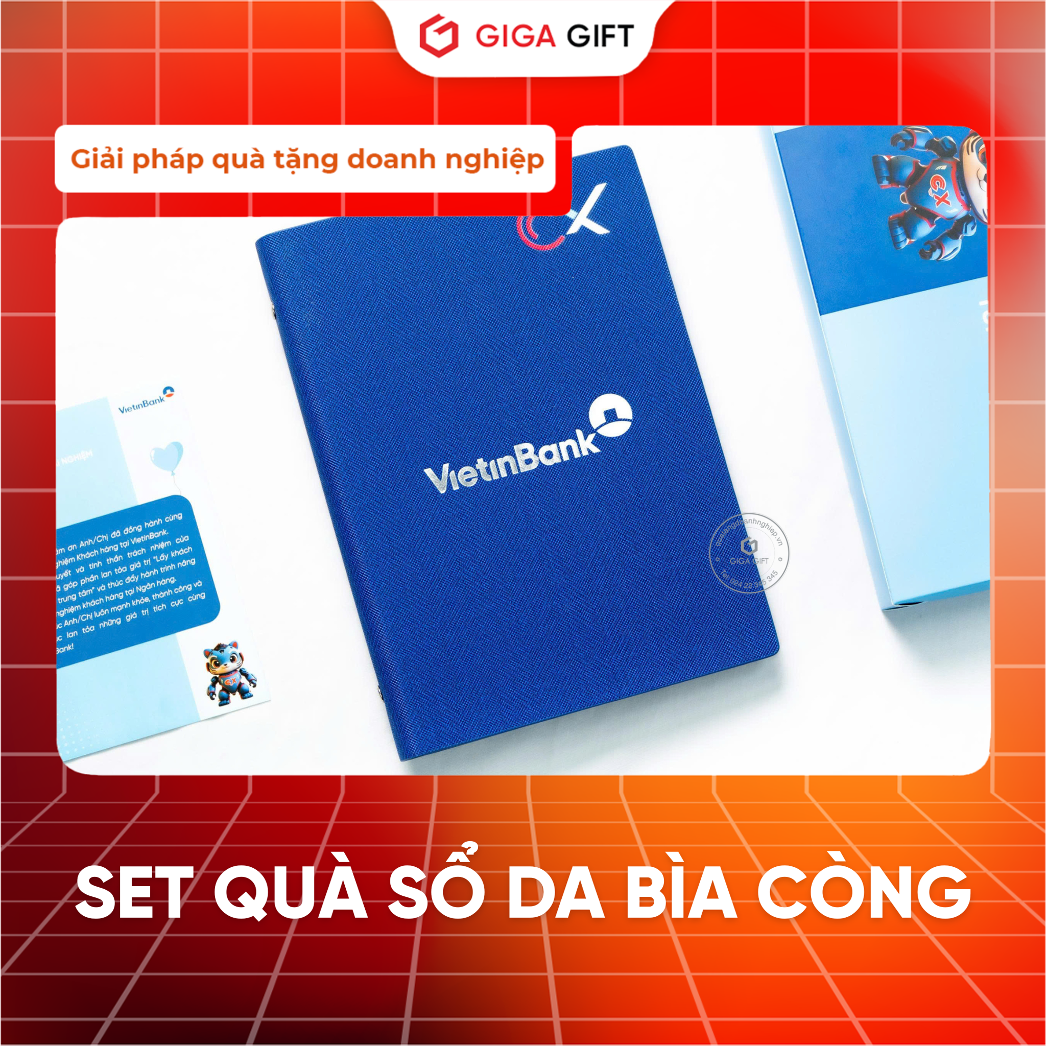 Giga Gift Hoàn Thành Dự Án 1.000 Sổ Da Cao Cấp Cho Vietinbank