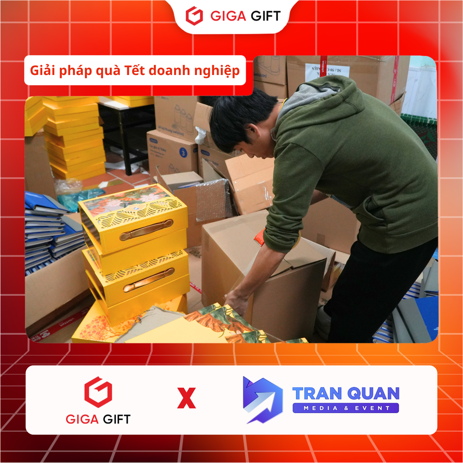 Đội ngũ triển khai tại&nbsp;Giga Gift nhanh chóng hoàn thiện và bàn giao đơn hàng tới khách hàng đúng thời hạn