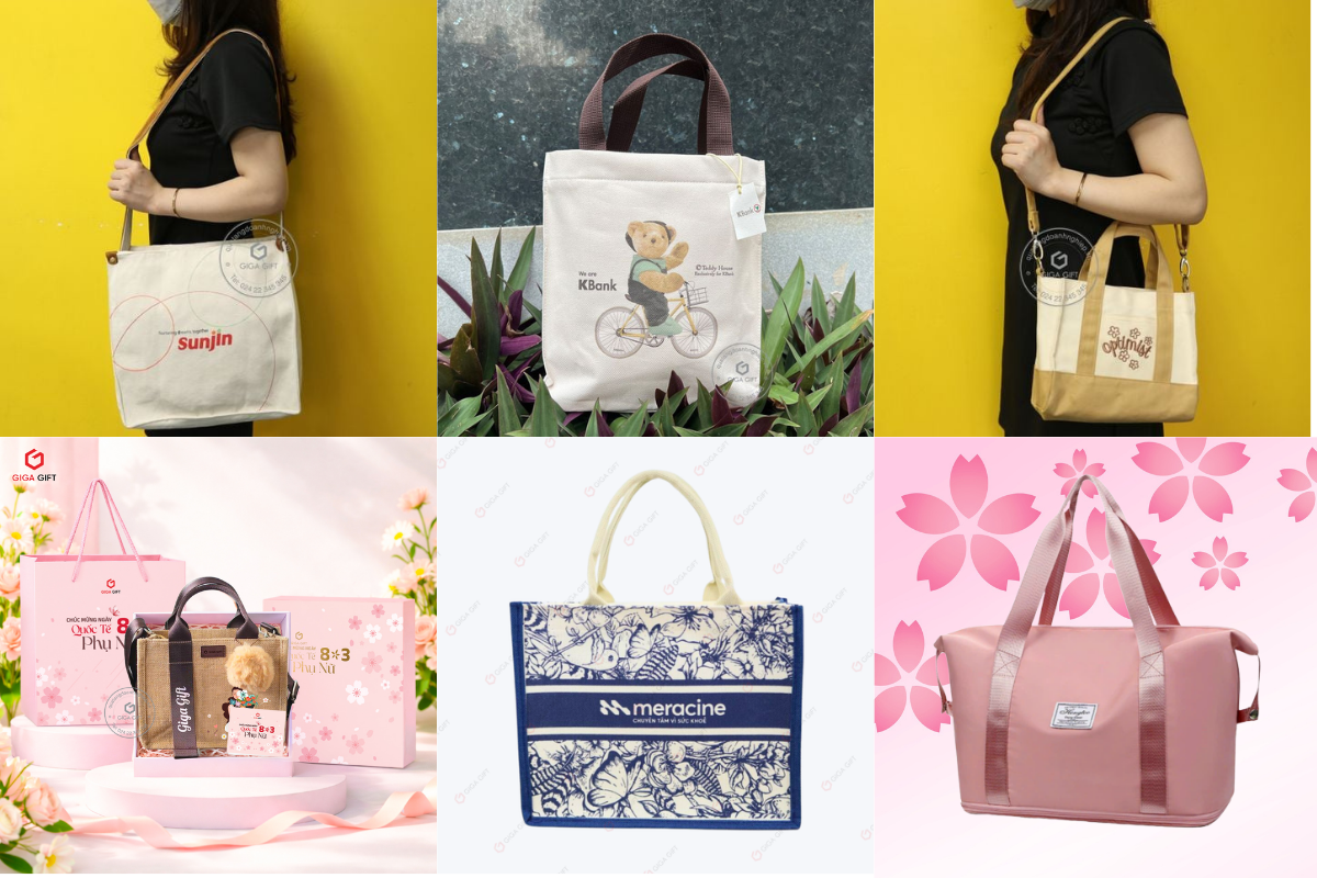 Các mẫu túi canvas, túi vải cho công nhân viên nhà máy
