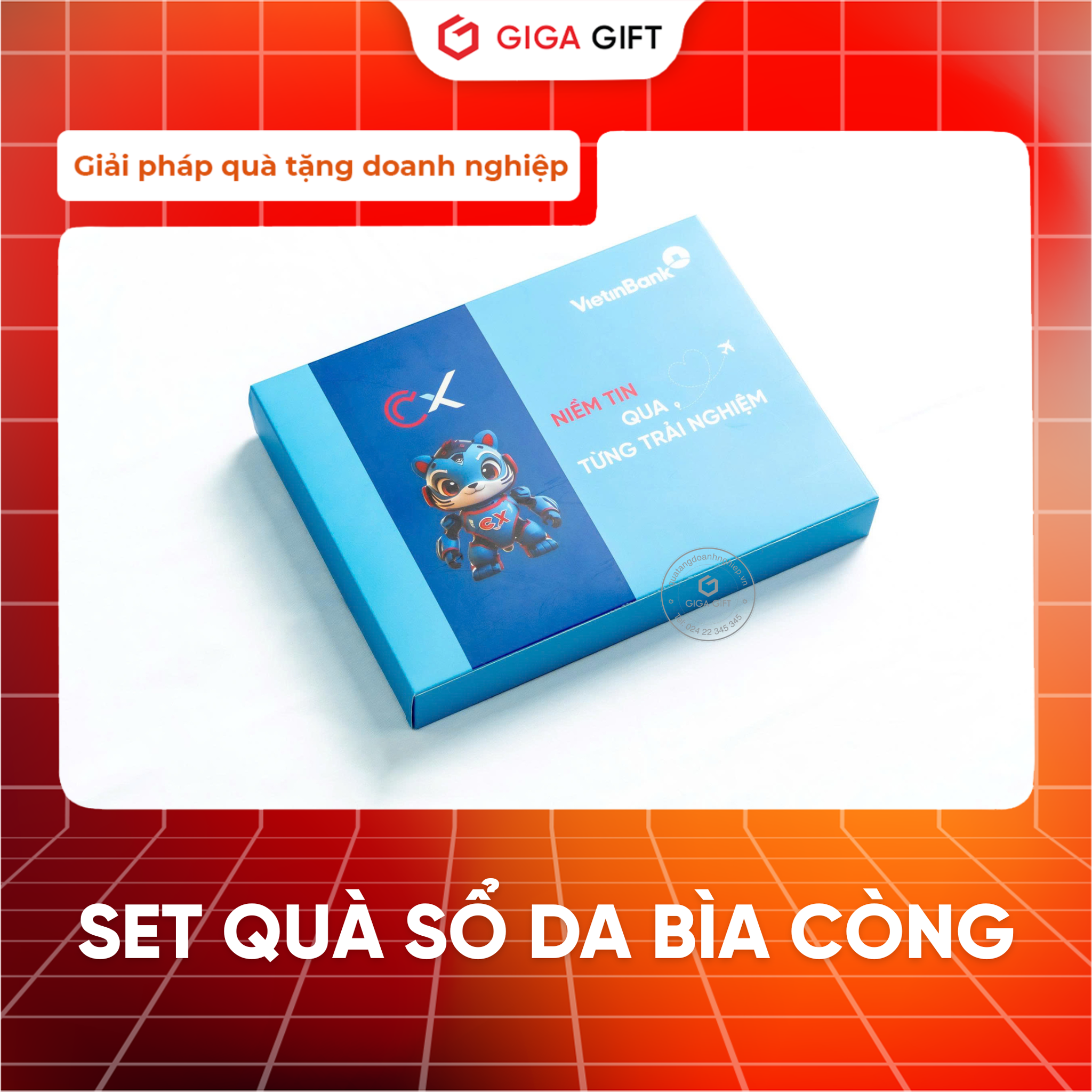 Giga Gift Hoàn Thành Dự Án 1.000 Sổ Da Cao Cấp Cho Vietinbank
