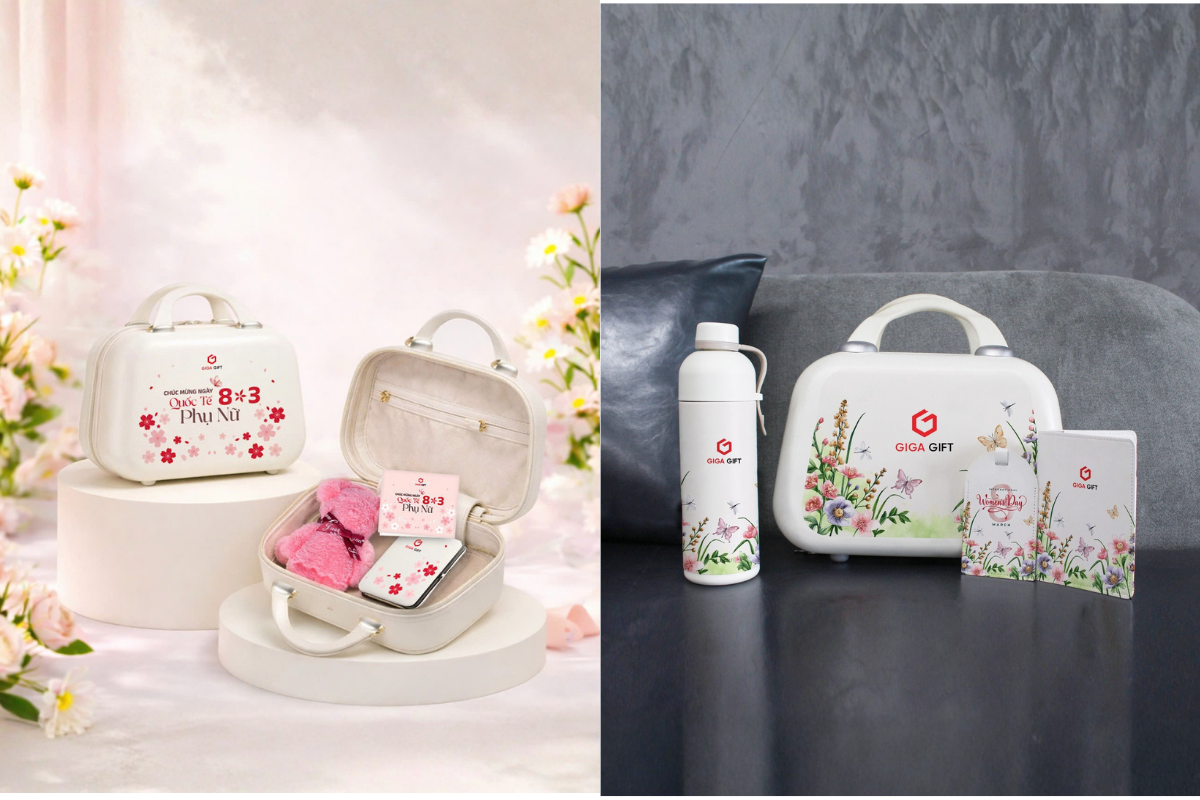Cốp đựng đồ trang điểm, đồ cá nhân xinh xắn