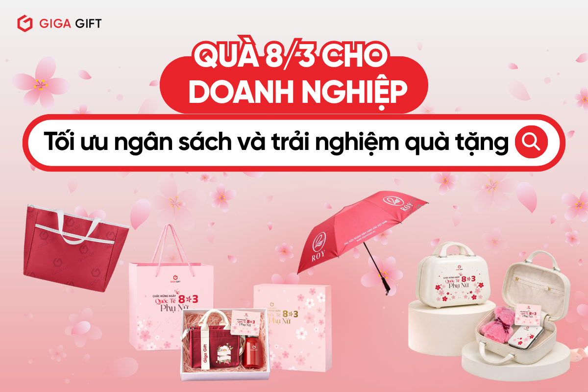 Quà 8/3 cho doanh nghiệp: Tối ưu ngân sách và trải nghiệm quà tặng