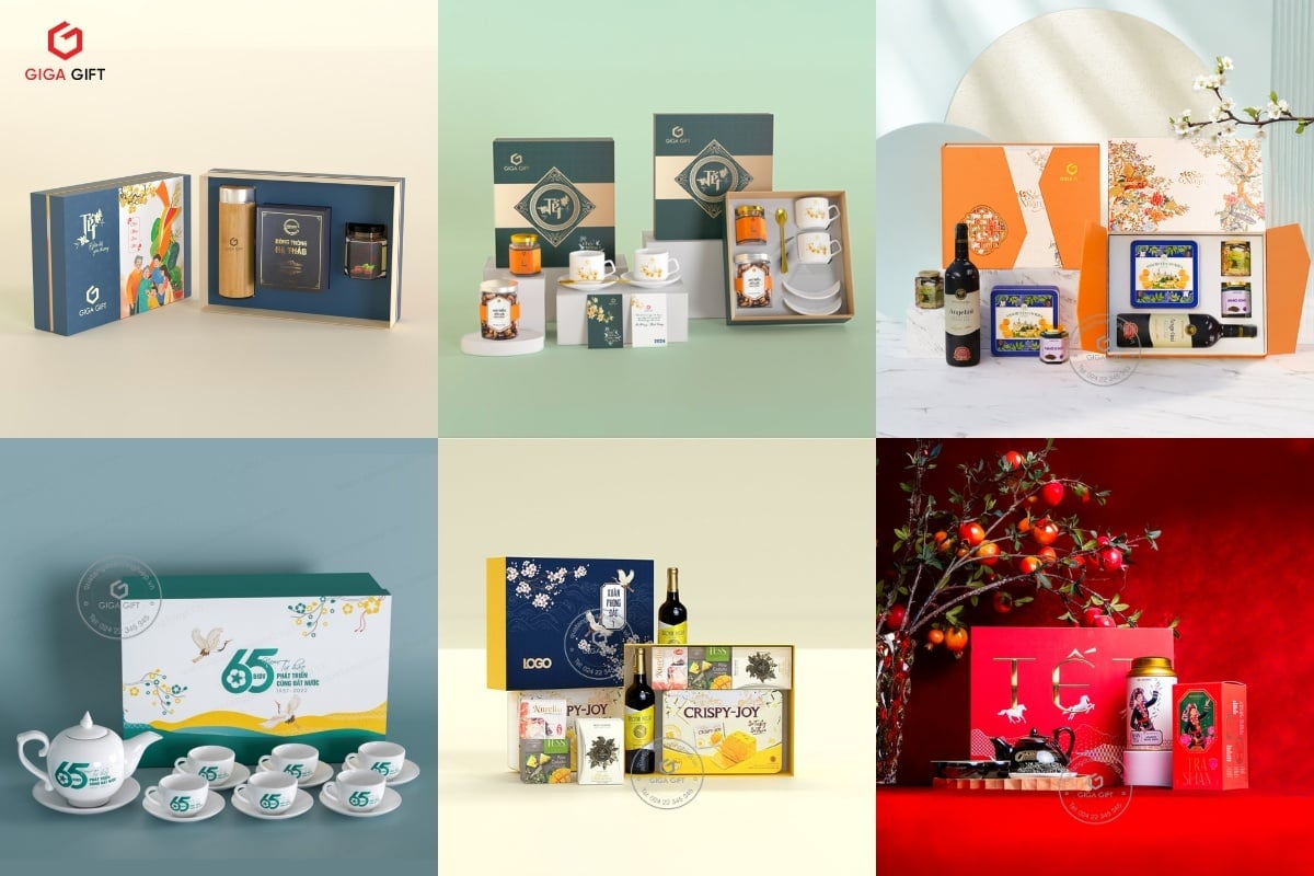 Hộp quà tết in logo giúp nâng cấp hình ảnh doanh nghiệp, thể hiện sự chuyên nghiệp và tinh tế trong từng chi tiết