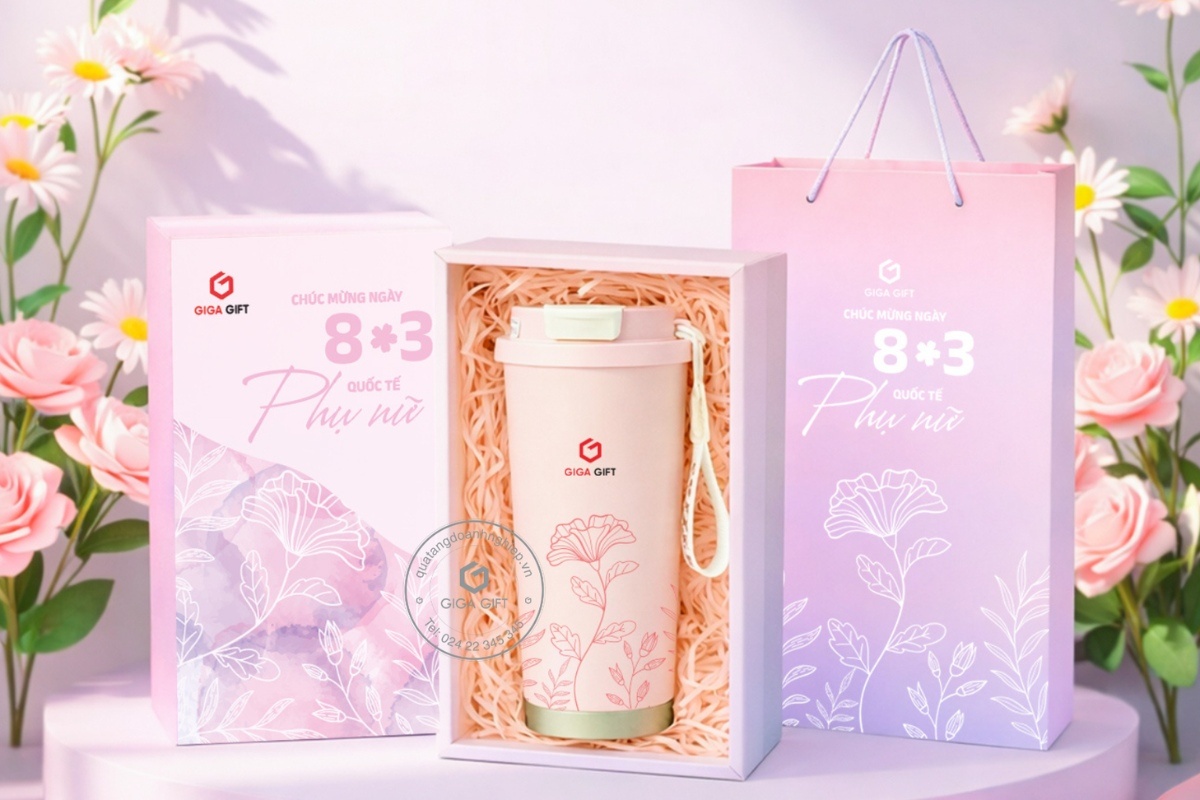 Set quà cốc giữ nhiệt chi phí thấp nhưng thiết thực và bắt mắt