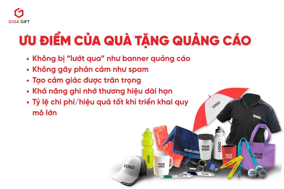 Những ưu điểm vượt trội của quà tặng quảng cáo so với quảng cáo truyền thống