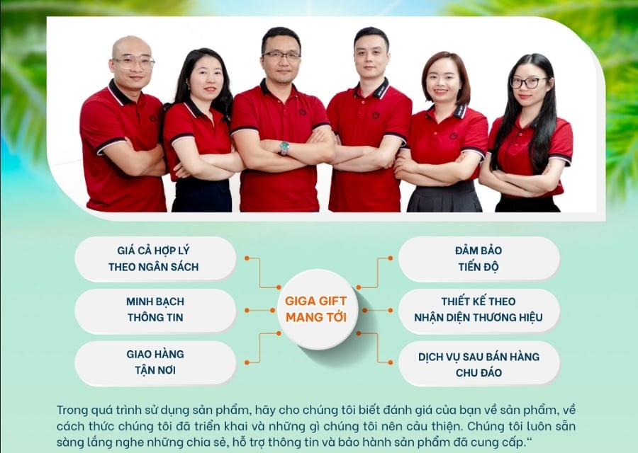 Giga Gift - Giải pháp quà tặng in logo giúp thương hiệu nổi bật khắp mọi nơi