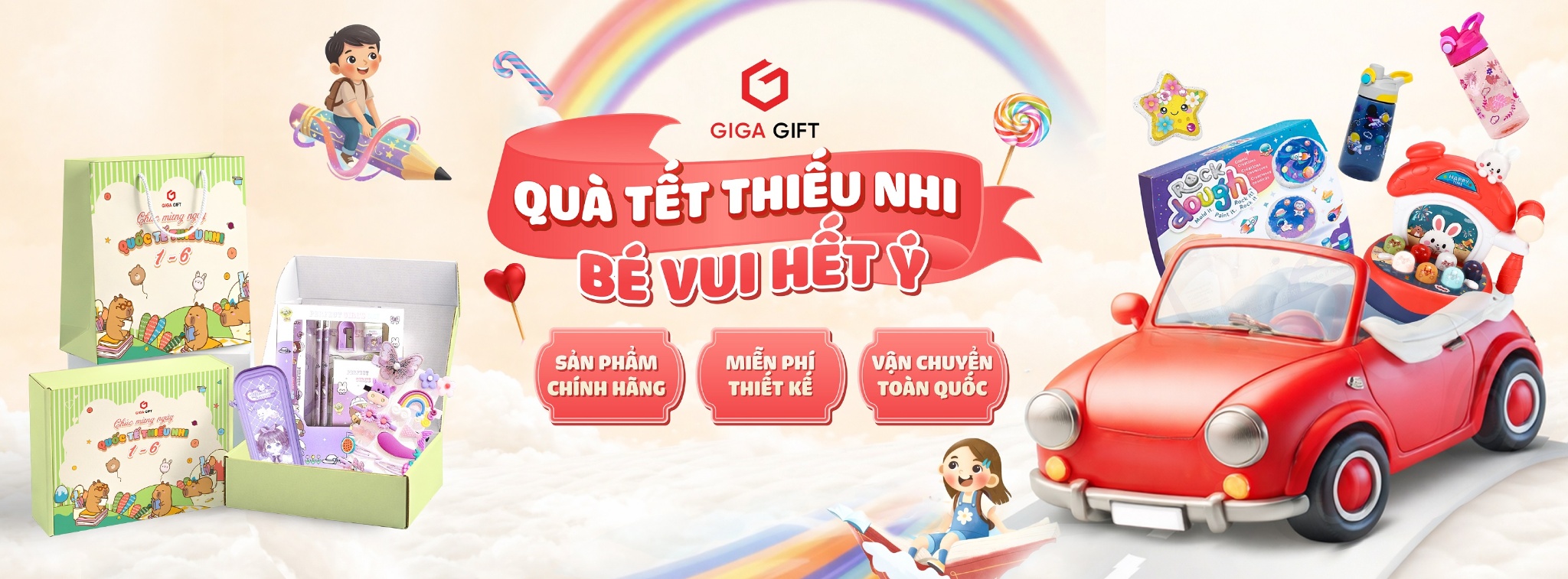 Giga Gift cung cấp giải pháp quà tặng doanh nghiệp 1/6 trọn gói giúp chương trình chào Tết Thiếu nhi thành công