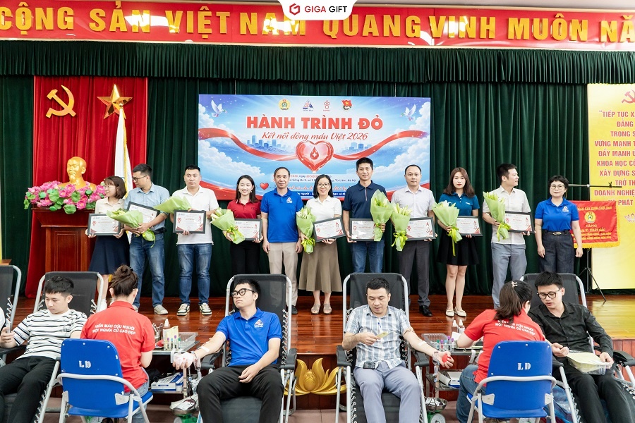 quà tặng hiến máu