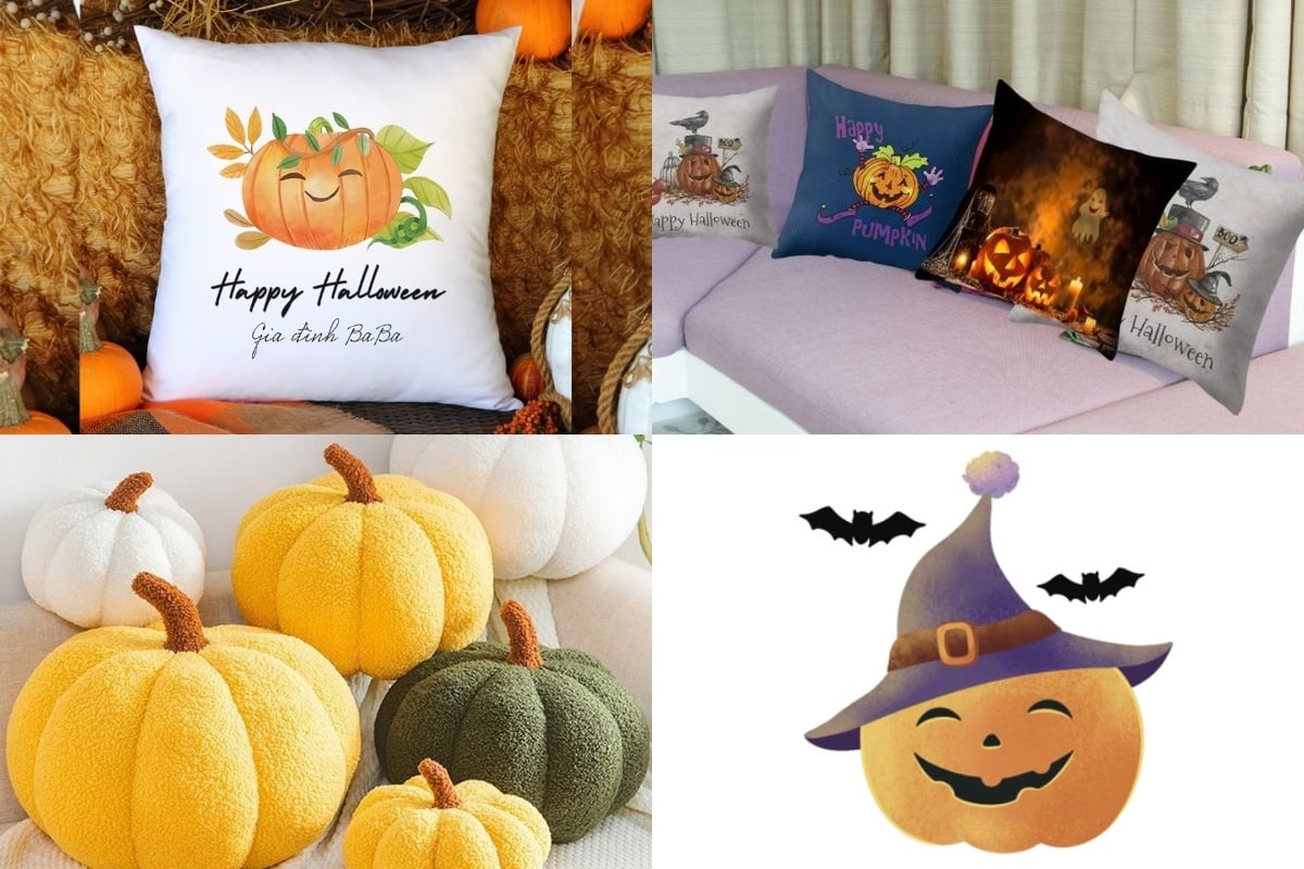 Gối ôm làm quà Halloween