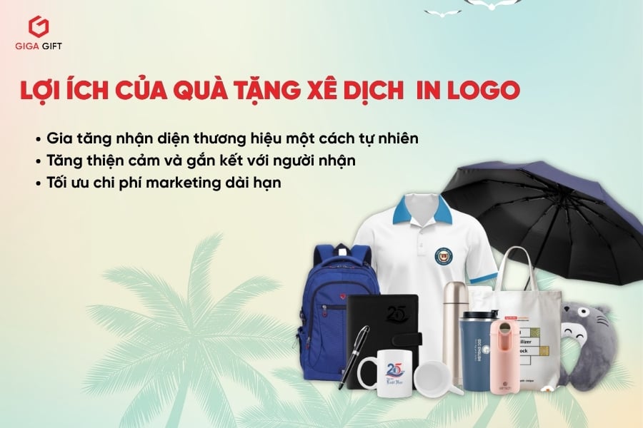 Quà tặng xê dịch in logo - Biển quảng cáo di động lan tỏa thương hiệu