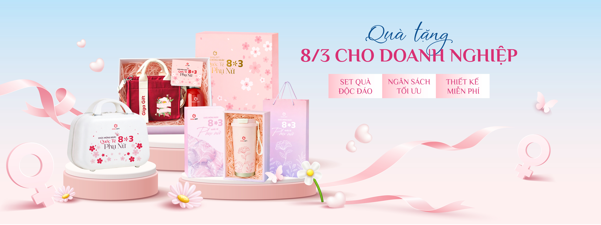 Quà tặng 8/3 cho doanh nghiệp