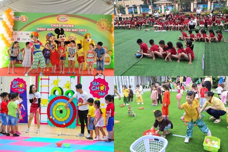 Hoạt động vui chơi, trải nghiệm khuấy động không khí, quyết định thành công của&nbsp;kịch bản chương trình 1/6