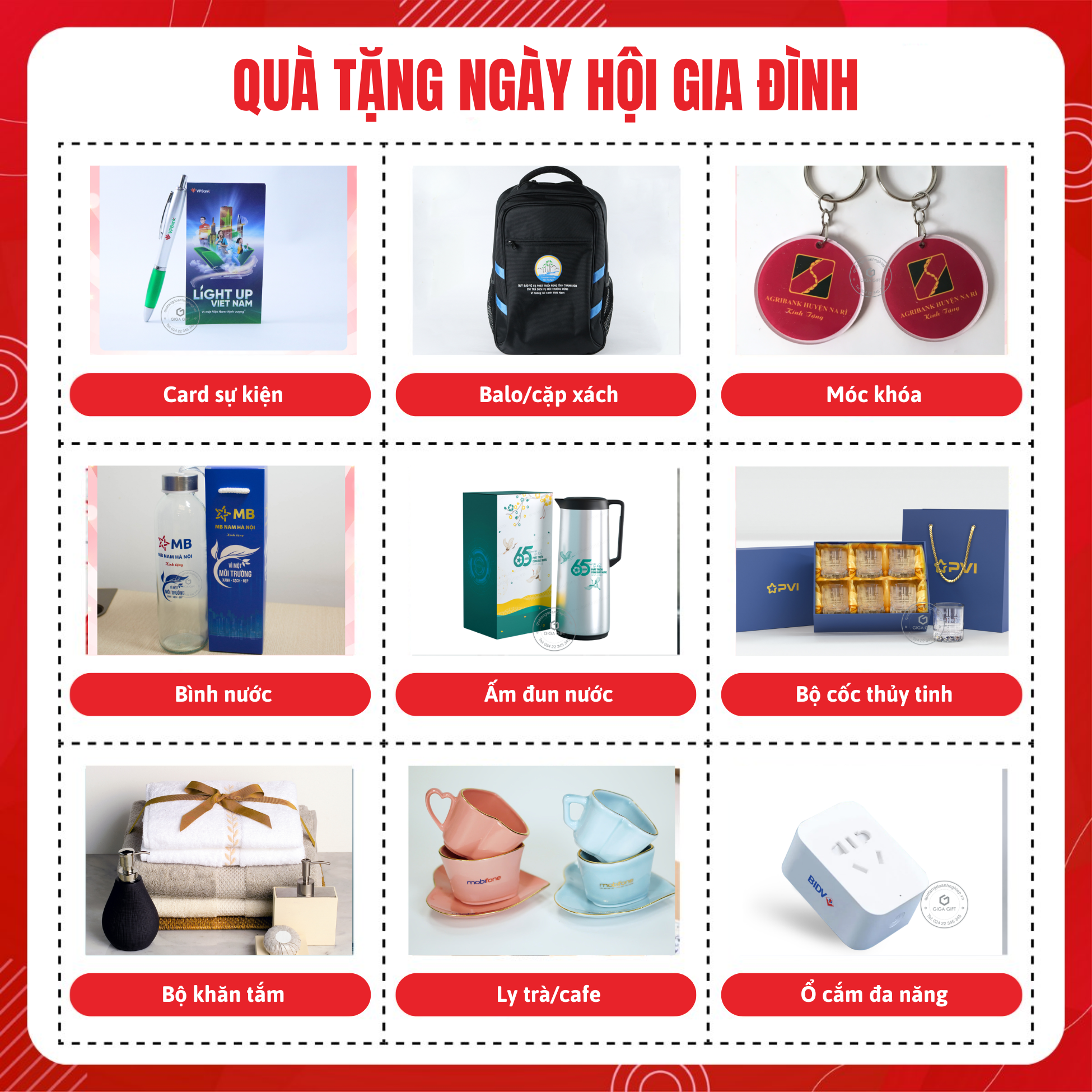Quà tặng Ngày hội Gia đình cho doanh nghiệp