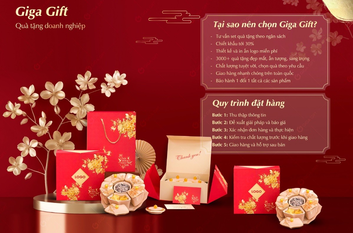 Giga Gift là công ty cung cấp quà Tết uy tín có trụ sở tại Hà Nội và TP. Hồ&nbsp;Chí Minh