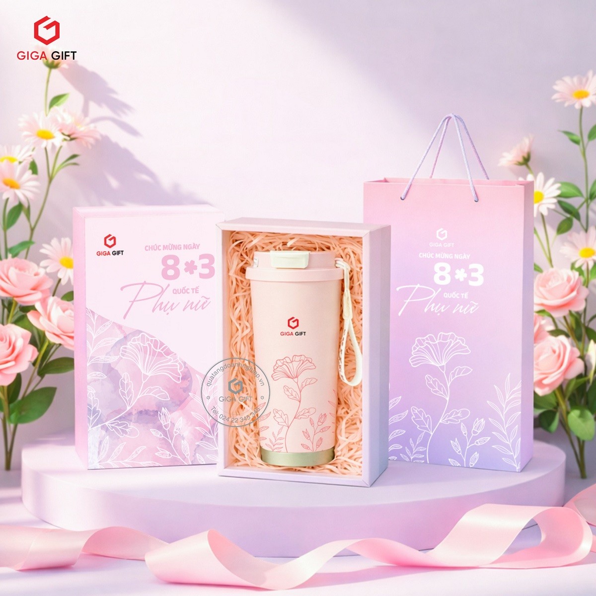 Cốc giữ nhiệt in hình sáng tạo&nbsp;làm quà tặng phụ nữ