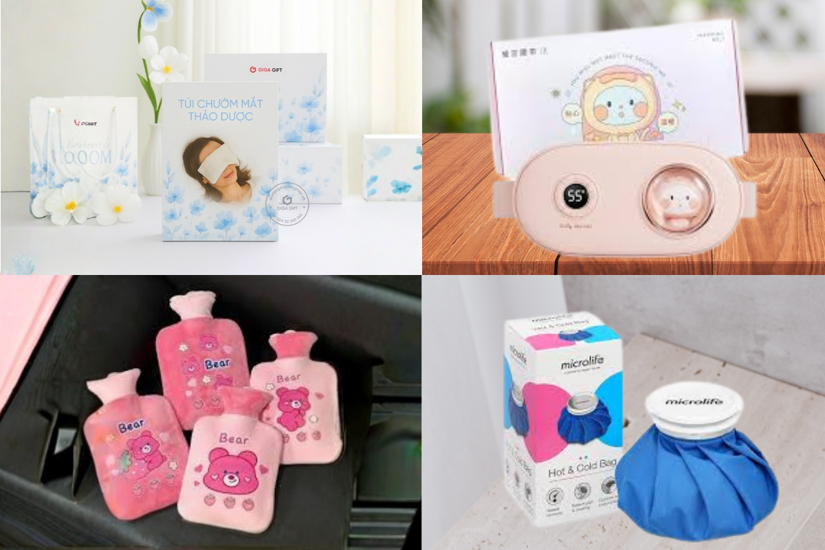 Các mẫu quà tặng chăm sóc sức khỏe cho phái nữ