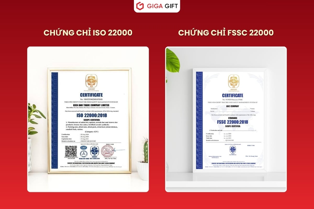 Tiêu chuẩn chất lượng ISO 22000 và FSSC 22000